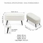 Atelier Del Sofa Oslo Wellsoft Blanco y Negro